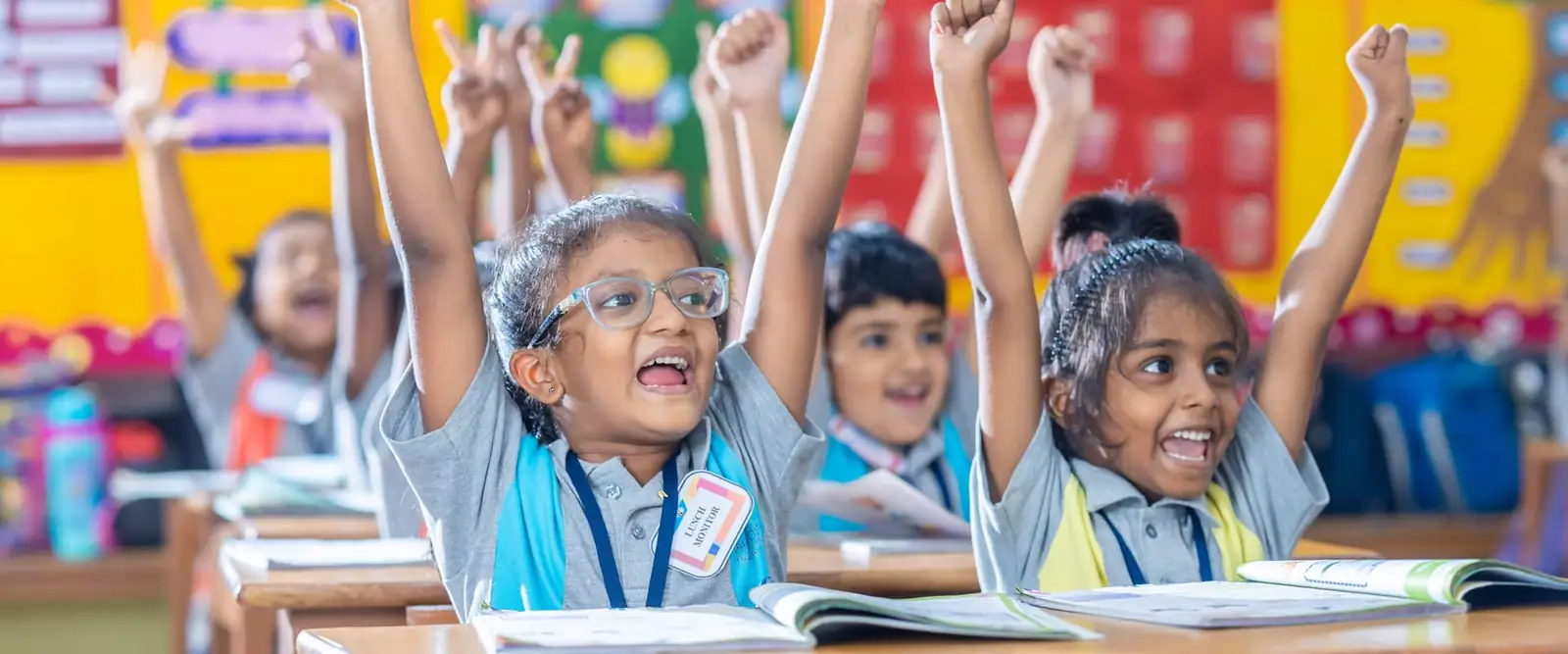 Jain Vidyalaya students