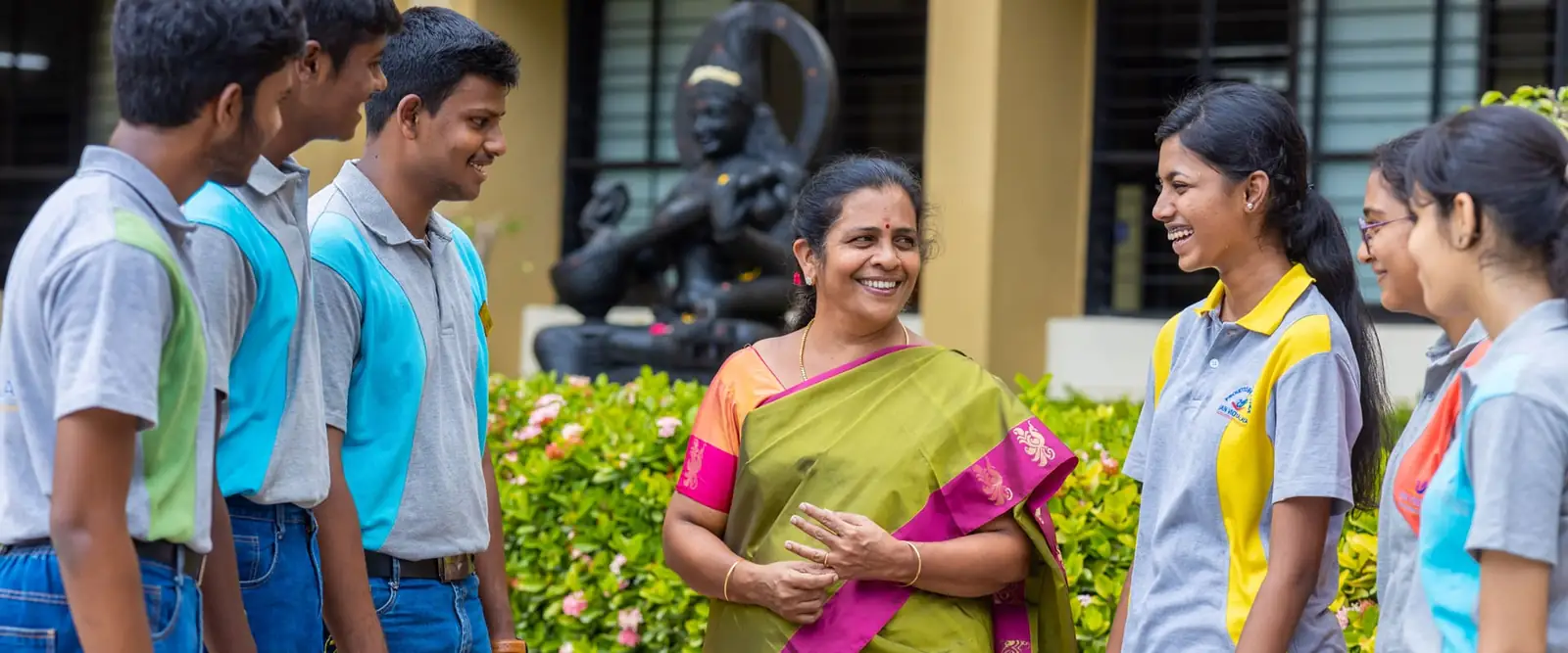 Jain Vidyalaya students